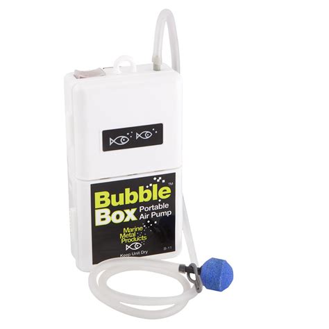 marine metal products bubble box air pump|marine power bubbles.